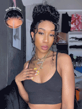 Glueless Invisi-Drawstring Flexible Fit 360 Lace Frontal Wigs Jerry Curly Wigs With Bleached Knots